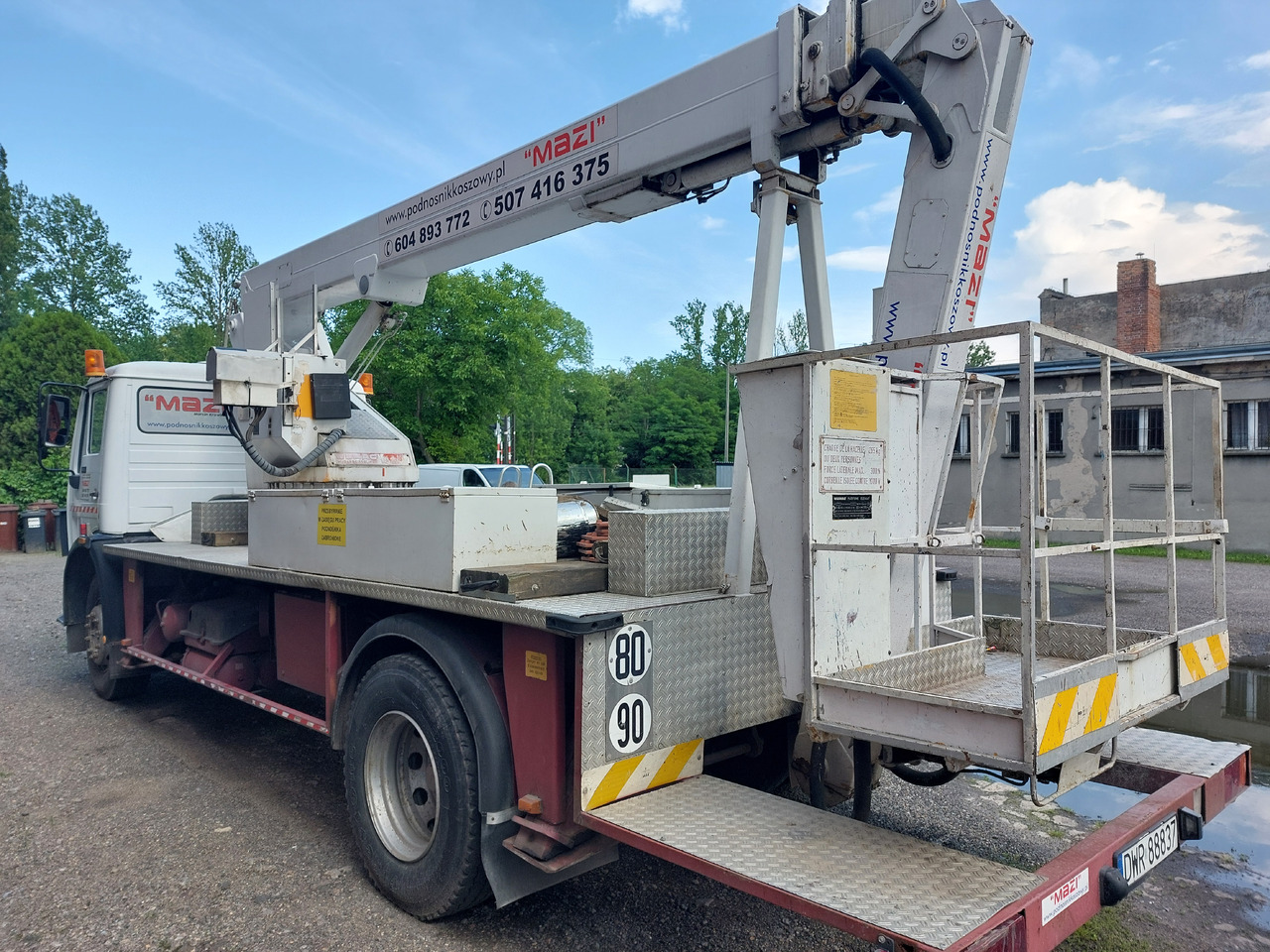 Wumag Mercedes 1414, 400V Wumag WT220 hydraulik - Vazdušna platforma montirana na kamion: slika 3 Wumag Mercedes 1414, 400V Wumag WT220 hydraulik - Vazdušna platforma montirana na kamion: slika 3