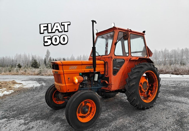 Fiat 500 hytillinen pikkutraktori - Traktor: slika 1 Fiat 500 hytillinen pikkutraktori - Traktor: slika 1