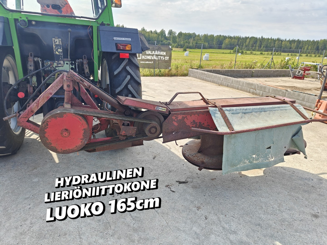 Luoko 165cm lieriöniittokone - hydraulinen - Kosačica: slika 1 Luoko 165cm lieriöniittokone - hydraulinen - Kosačica: slika 1