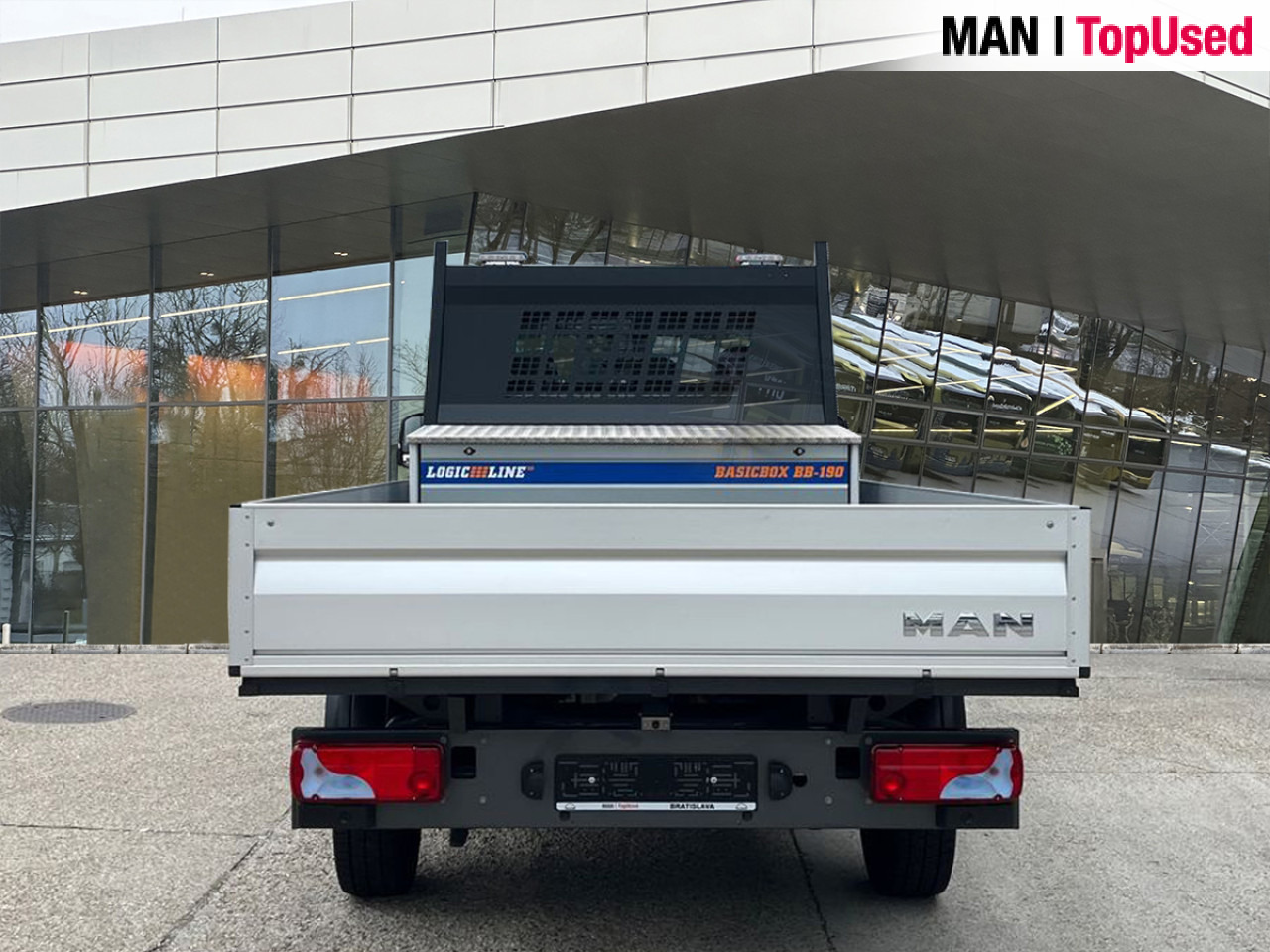 Dostavno vozilo s ravnom platformom MAN TGE 3.140 4X2F SB, Automatic, Flat bed Klima ZV: slika 13