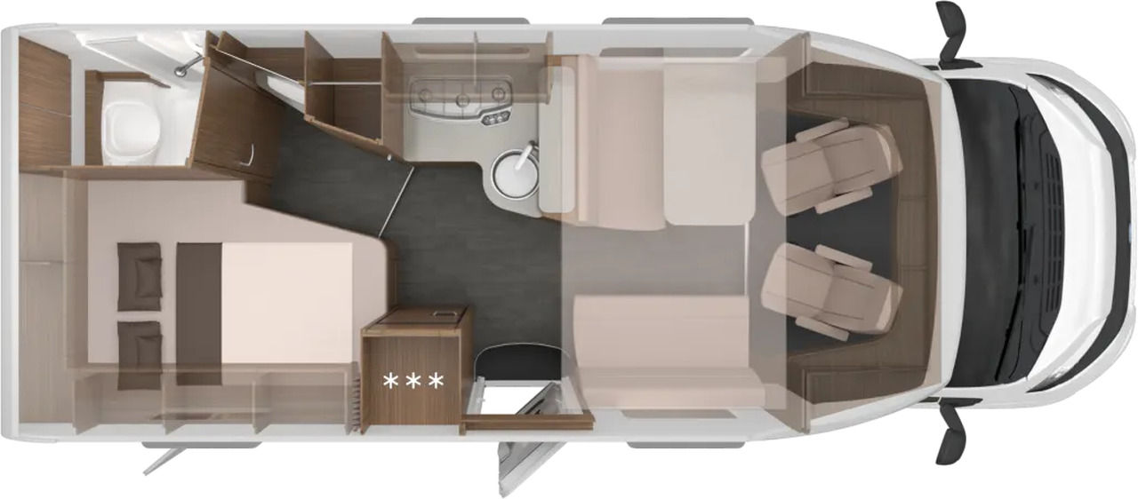 Wohnmobil Knaus L!VE WAVE 650 MF - Poluintegrisani kamper: slika 2 Wohnmobil Knaus L!VE WAVE 650 MF - Poluintegrisani kamper: slika 2