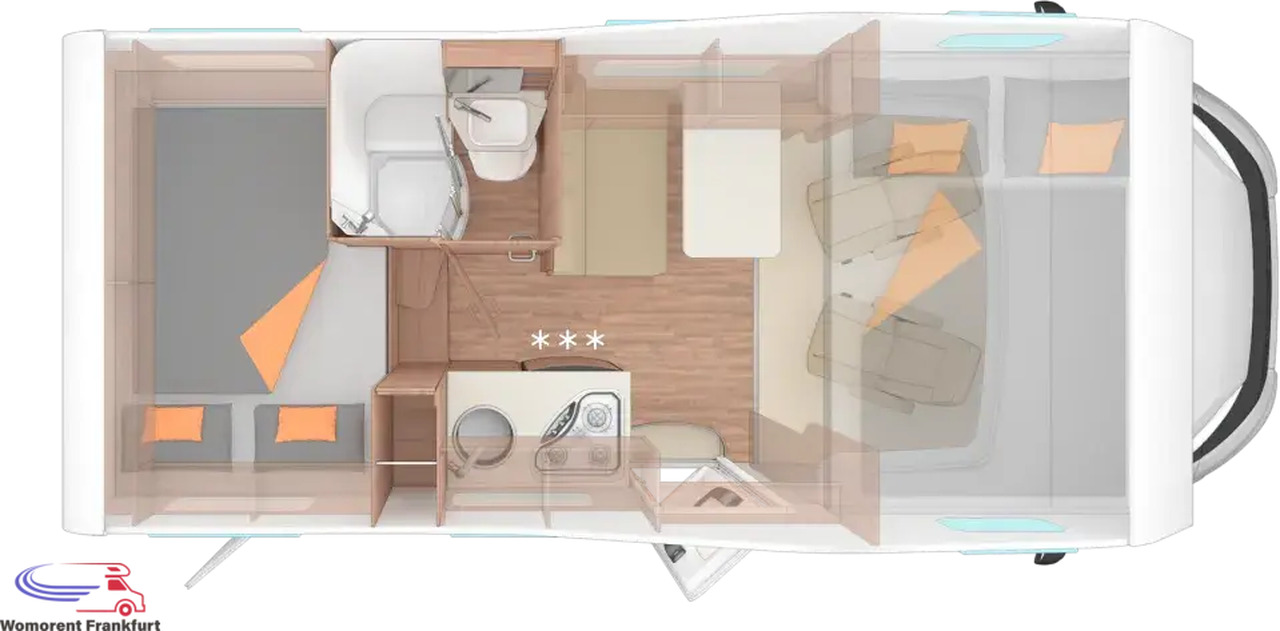Wohnmobil Weinsberg CaraHome 550 MG - Alkoven kamper: slika 3 Wohnmobil Weinsberg CaraHome 550 MG - Alkoven kamper: slika 3