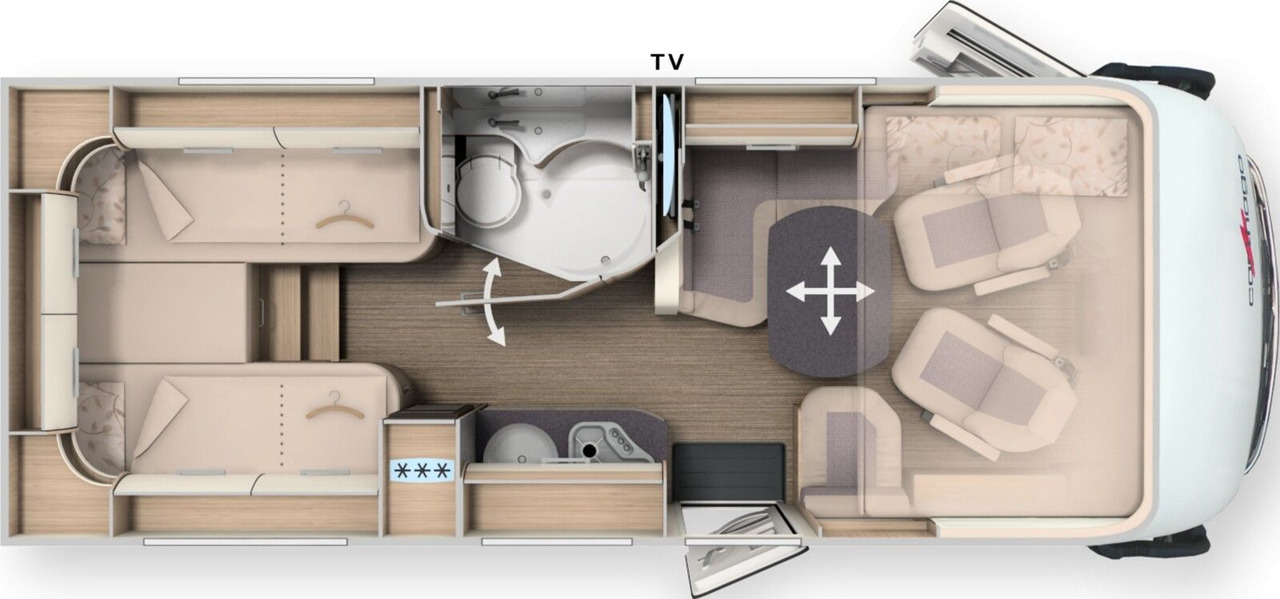 Carthago C1-tourer I 143 KB LE comfort 2025 MB*TV 32/24 - Integrisani kamper: slika 2 Carthago C1-tourer I 143 KB LE comfort 2025 MB*TV 32/24 - Integrisani kamper: slika 2