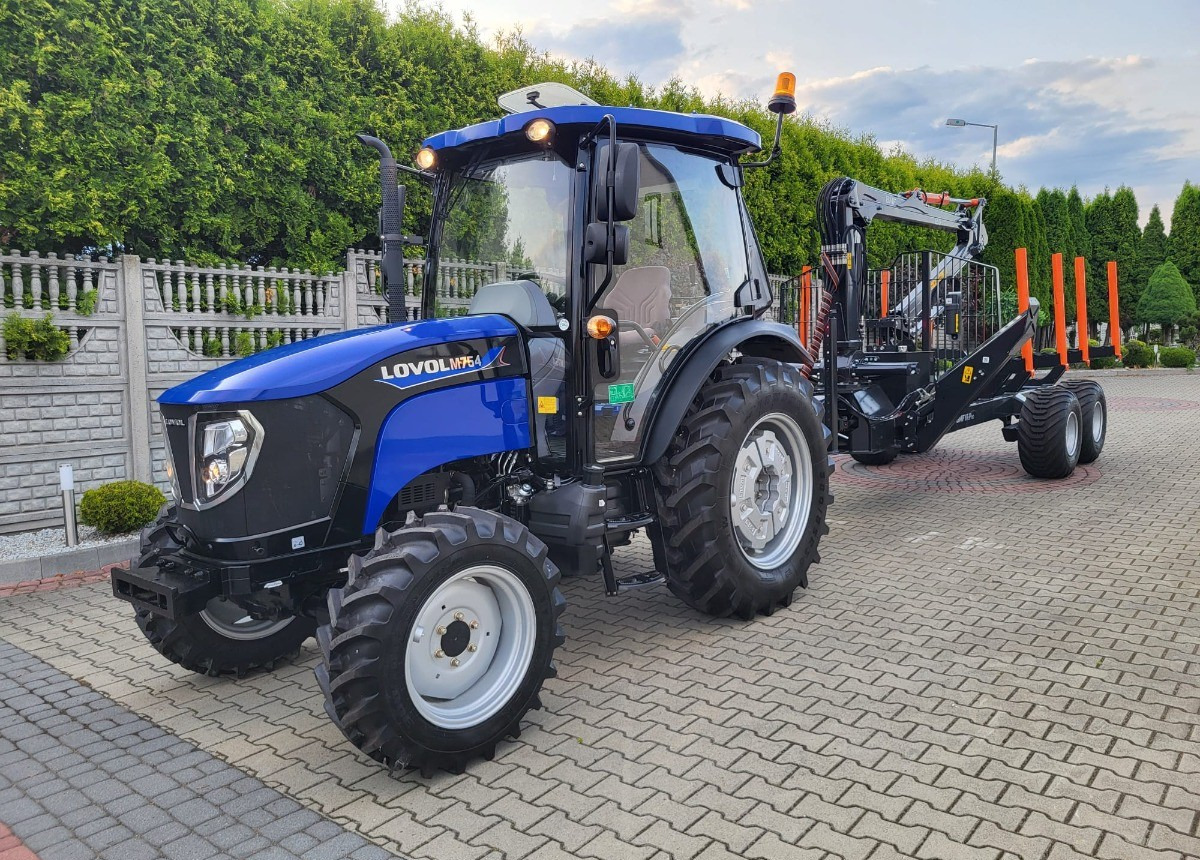 LOVOL Zestaw Traktor LOVOL M755 Przyczepa do drewna BMF 8TPro Stan Nowy Fabryczny - Kombajn za šumarstvo: slika 2 LOVOL Zestaw Traktor LOVOL M755 Przyczepa do drewna BMF 8TPro Stan Nowy Fabryczny - Kombajn za šumarstvo: slika 2