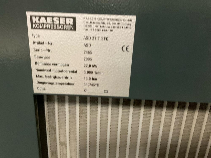 Kaeser ASD 37 T SFC - Mašina za digitalnu štampu: slika 4 Kaeser ASD 37 T SFC - Mašina za digitalnu štampu: slika 4