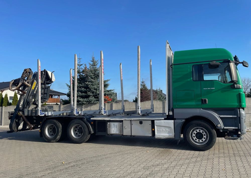 MAN TGX 26.500, 6x4, HDS EPSILOM M12Z, do transportu drewna. - Šticar, Kamion sa dizalicom: slika 1 MAN TGX 26.500, 6x4, HDS EPSILOM M12Z, do transportu drewna. - Šticar, Kamion sa dizalicom: slika 1