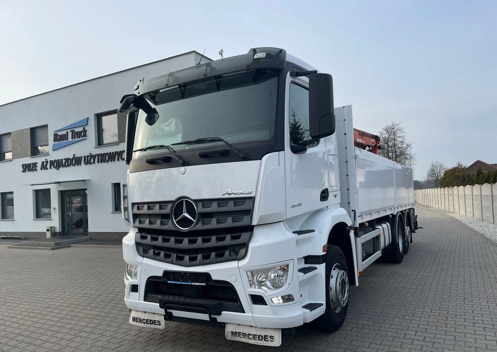 Mercedes-Benz Arocs 2545, HDS ATLAS 186.3 - PILOT - Kamion sa tovarnim sandukom, Kamion sa dizalicom: slika 1 Mercedes-Benz Arocs 2545, HDS ATLAS 186.3 - PILOT - Kamion sa tovarnim sandukom, Kamion sa dizalicom: slika 1