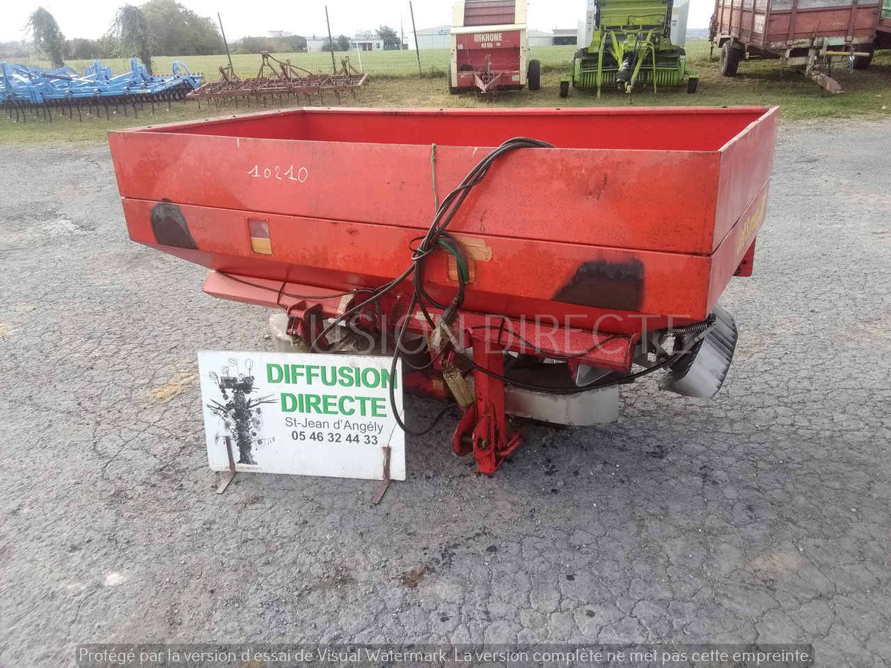 AGRAM DISTRIBUTEUR D'ENGRAIS JET SPREAD 281 - Rasipač veštačkog đubriva: slika 1 AGRAM DISTRIBUTEUR D'ENGRAIS JET SPREAD 281 - Rasipač veštačkog đubriva: slika 1