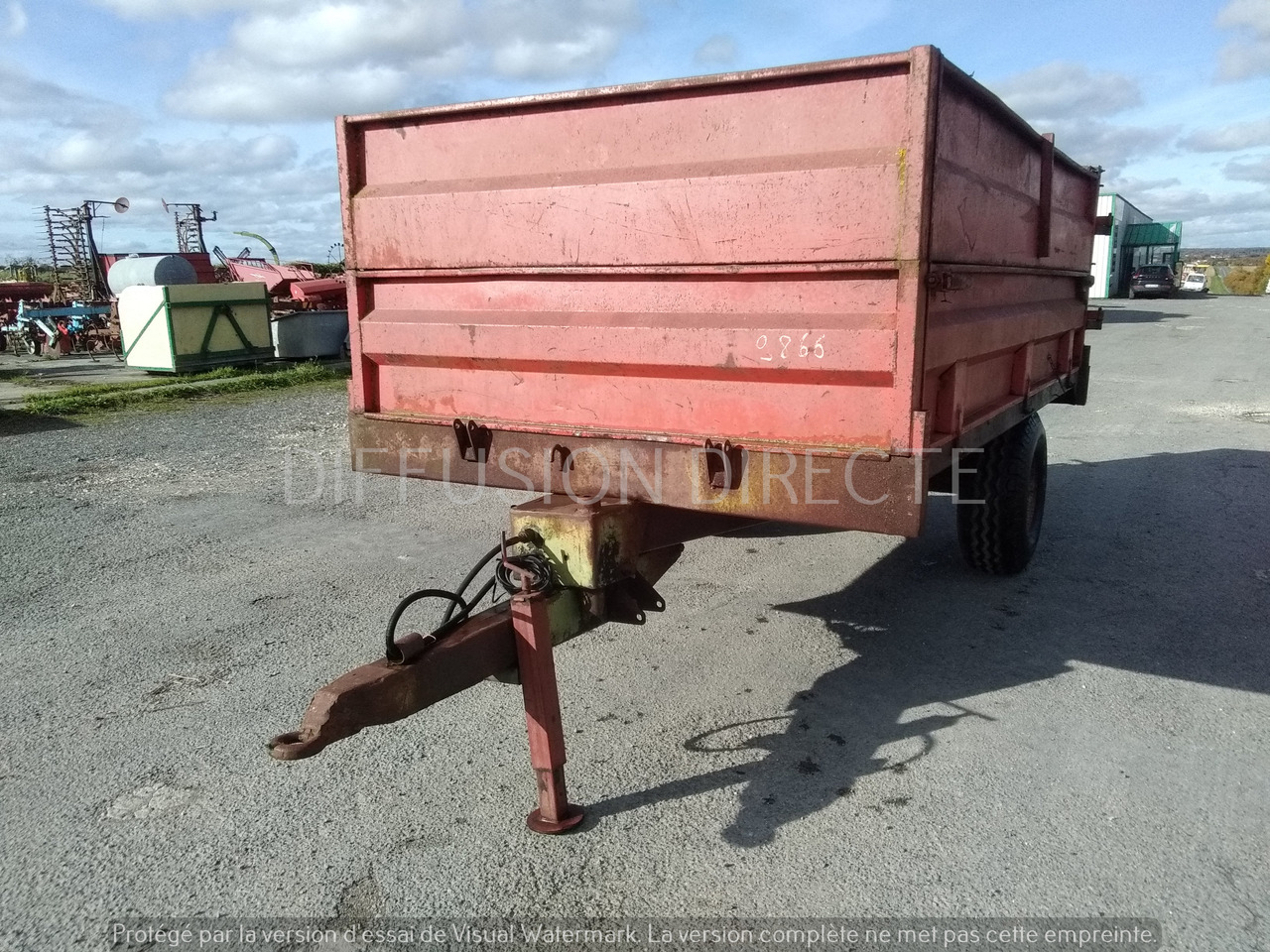 GOYER-CEMA BENNE AGRICOLE 49 - Plato prikolica: slika 3 GOYER-CEMA BENNE AGRICOLE 49 - Plato prikolica: slika 3