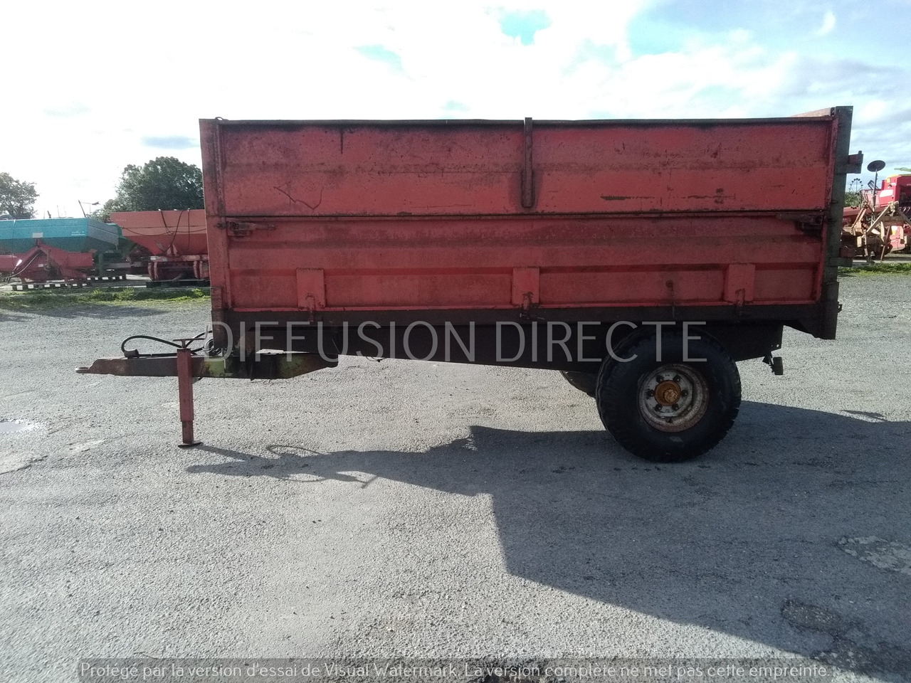 GOYER-CEMA BENNE AGRICOLE 49 - Plato prikolica: slika 2 GOYER-CEMA BENNE AGRICOLE 49 - Plato prikolica: slika 2