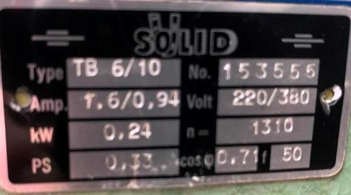 Tischbohrmaschine SOLID - Stubna bušilica: slika 2 Tischbohrmaschine SOLID - Stubna bušilica: slika 2