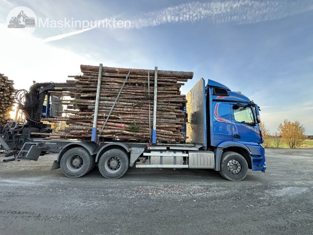 Mercedes-Benz Arocs 2858 timmerbil med kran - Šticar: slika 4 Mercedes-Benz Arocs 2858 timmerbil med kran - Šticar: slika 4