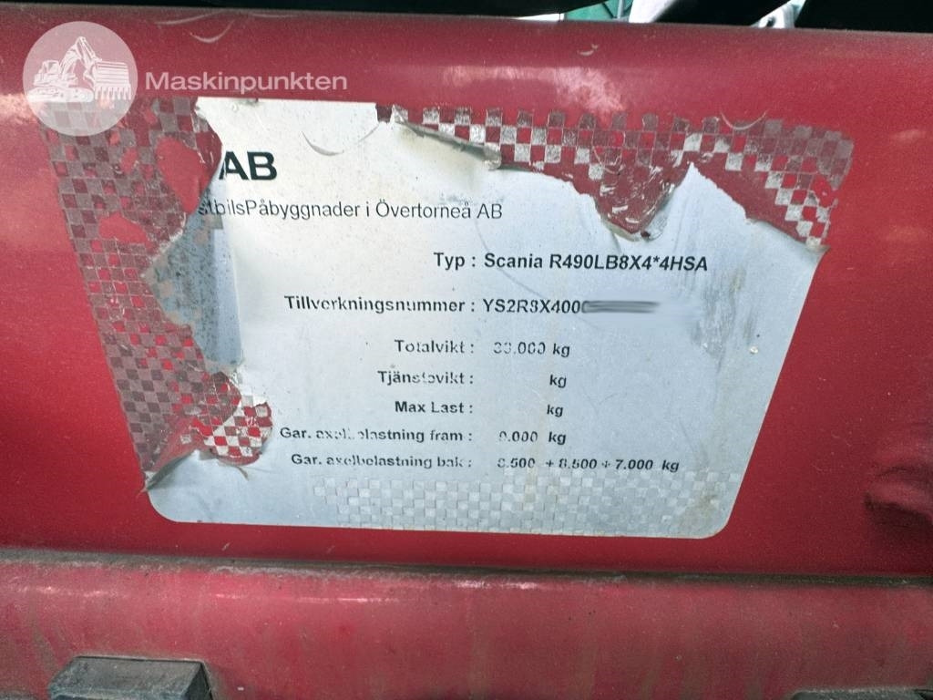 Istovarivač Scania R 490 LB Kassett: slika 36