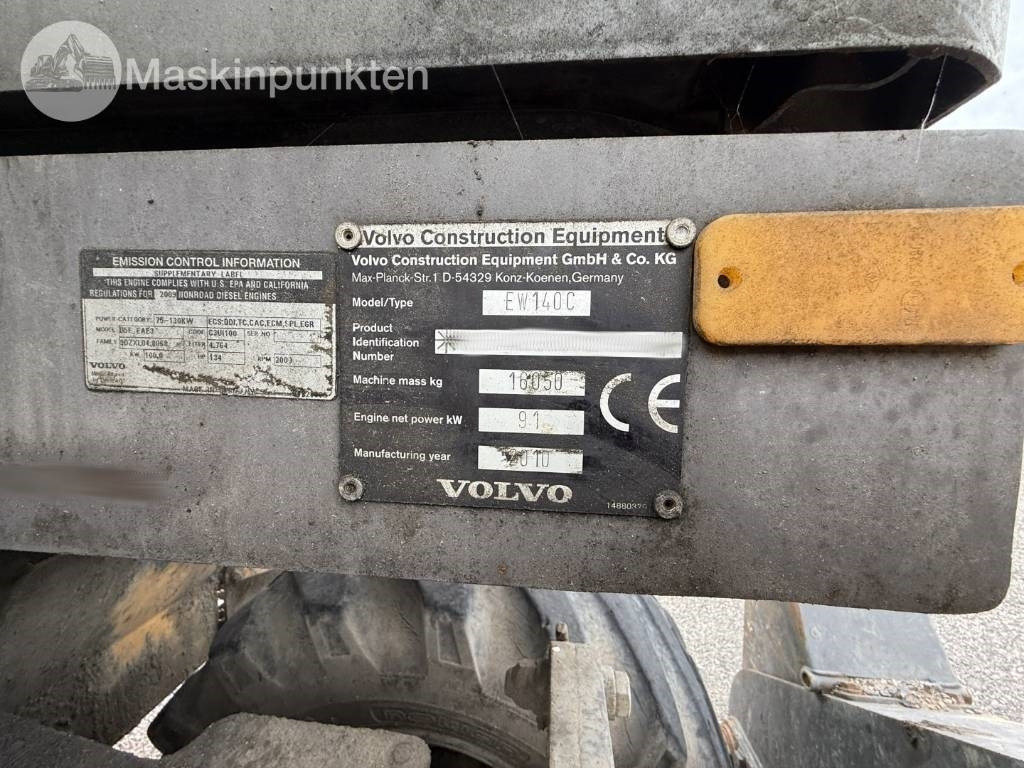 Bager točkaš Volvo EW 140 C: slika 20 Bager točkaš Volvo EW 140 C: slika 20
