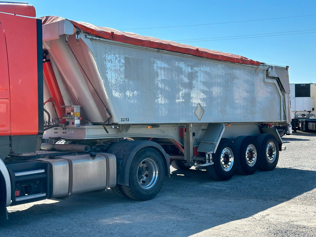 Poluprikolica istovarivača Benalu 25 m3 AXLE SAF  HYDRAULIC BOARD: slika 1