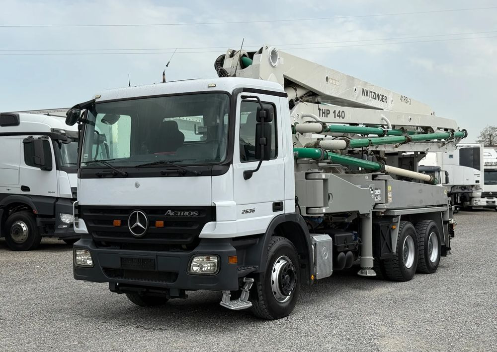 Mercedes-Benz ACTROS 2636 6X4 36 M WAITZINGER - Auto pumpa za beton: slika 1 Mercedes-Benz ACTROS 2636 6X4 36 M WAITZINGER - Auto pumpa za beton: slika 1