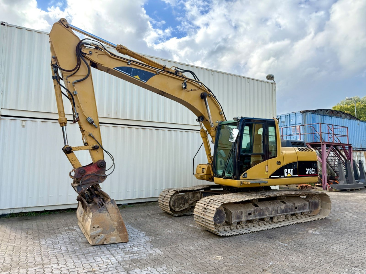 CAT 318CL / 2005 BJ / Deutsche Maschine - Bager guseničar: slika 1 CAT 318CL / 2005 BJ / Deutsche Maschine - Bager guseničar: slika 1