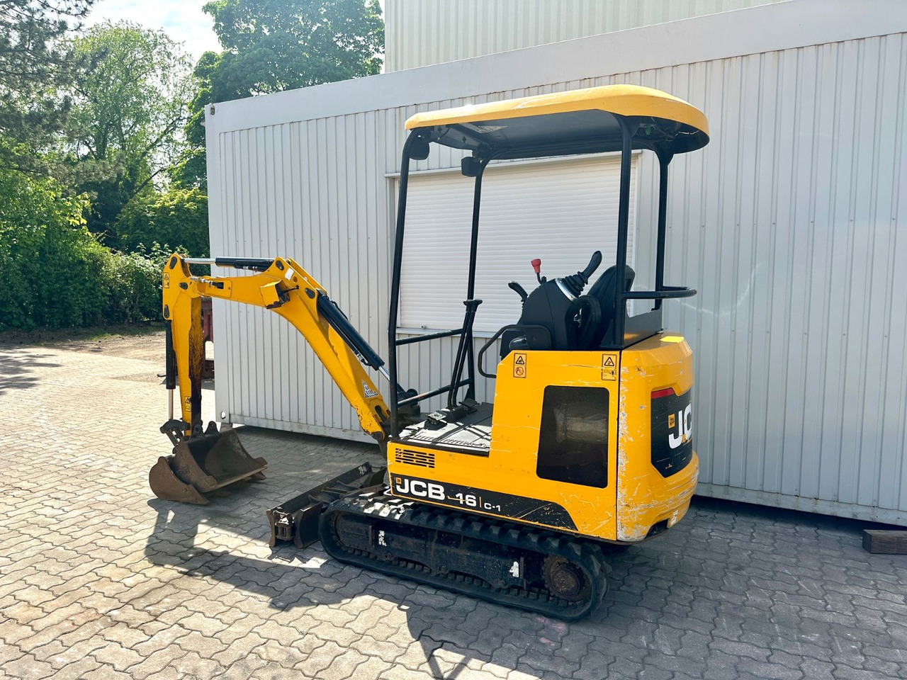JCB 16C-1 /2020 BJ/1.283 BH/verbr. Laufwerk/2xLöffel - Mini bager: slika 3 JCB 16C-1 /2020 BJ/1.283 BH/verbr. Laufwerk/2xLöffel - Mini bager: slika 3