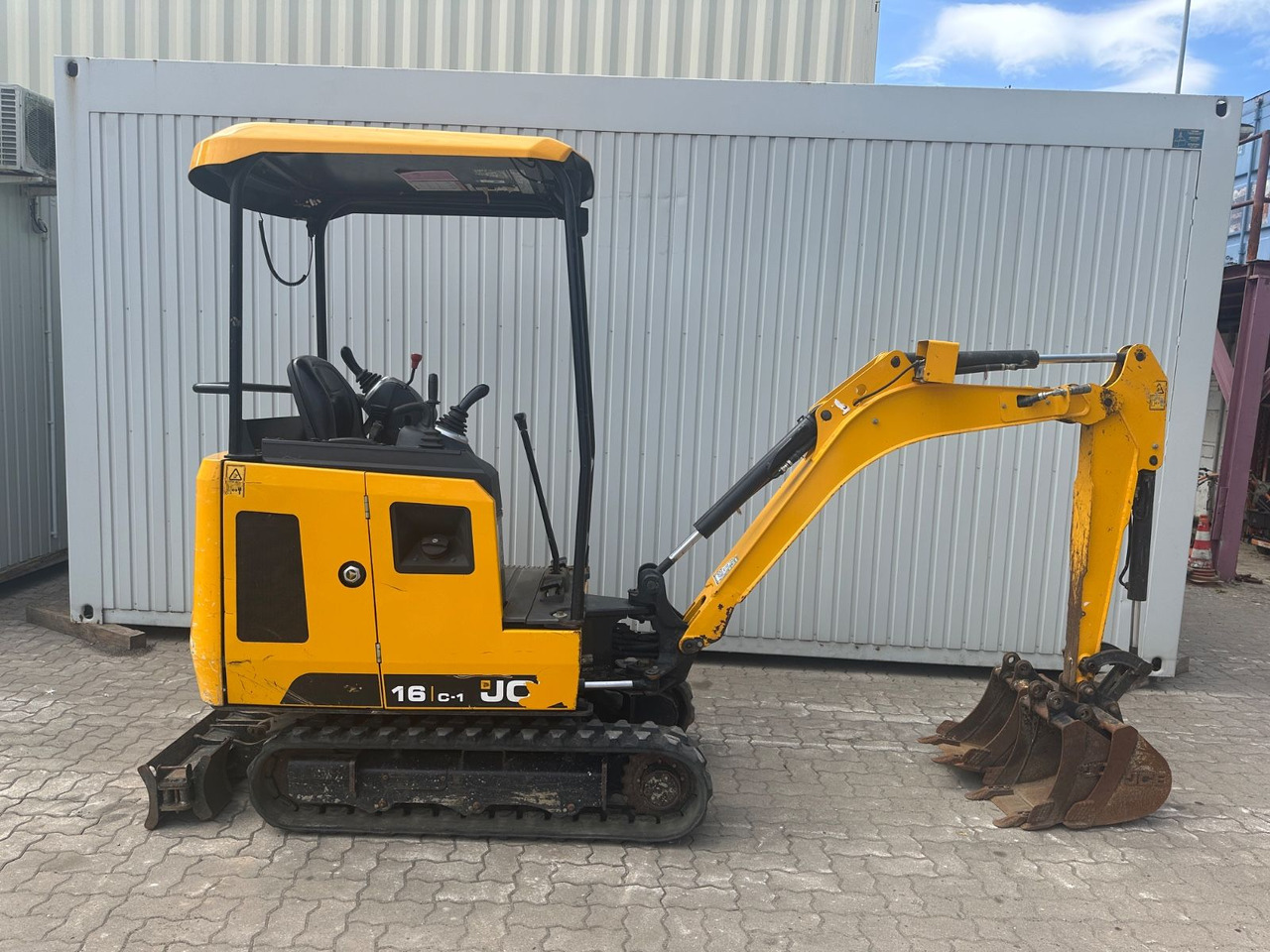 JCB 16C-1 /2020 BJ/871 BH/verbr. Laufwerk/3xLöffel - Mini bager: slika 5 JCB 16C-1 /2020 BJ/871 BH/verbr. Laufwerk/3xLöffel - Mini bager: slika 5