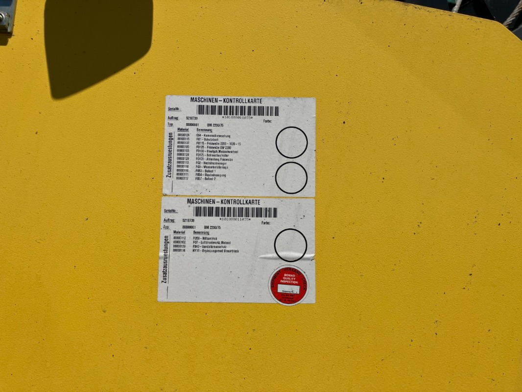 BOMAG DE BM 2200/75 Stage IV/Tier 4f - Hladni planer: slika 3 BOMAG DE BM 2200/75 Stage IV/Tier 4f - Hladni planer: slika 3