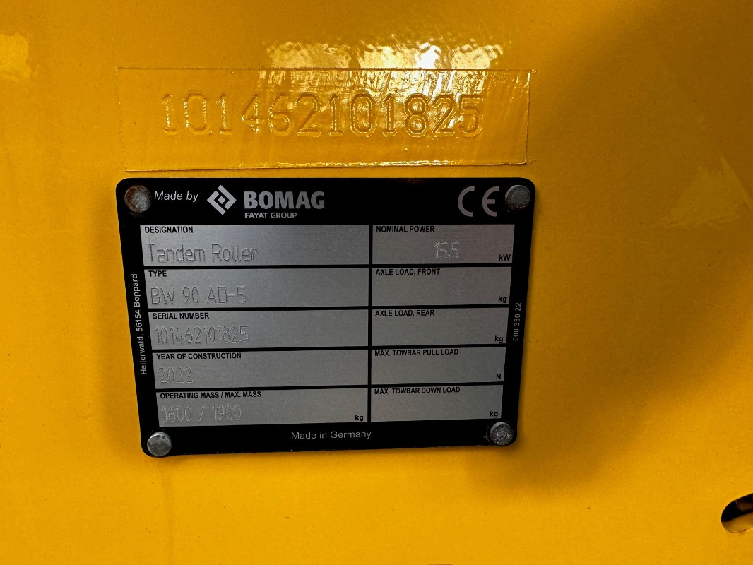 BOMAG DE BW 90 AD-5 Stage V/Tier 4f - Valjak: slika 4 BOMAG DE BW 90 AD-5 Stage V/Tier 4f - Valjak: slika 4