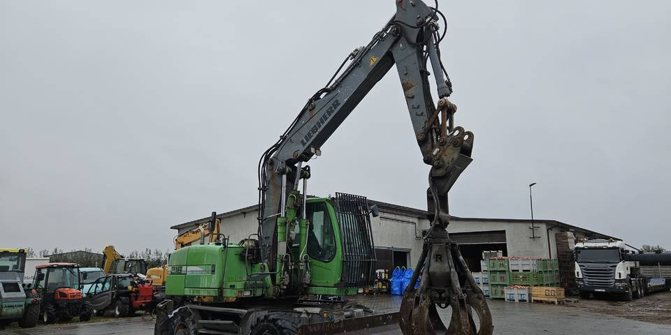 Koparka kołowa Liebherr A 316 Litronic chwytak podpory pług - Bager točkaš: slika 3 Koparka kołowa Liebherr A 316 Litronic chwytak podpory pług - Bager točkaš: slika 3