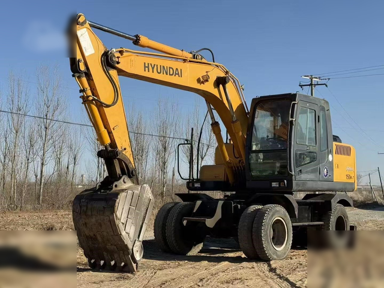 HYUNDAI ROBEX 150W-7A - Bager točkaš: slika 3 HYUNDAI ROBEX 150W-7A - Bager točkaš: slika 3