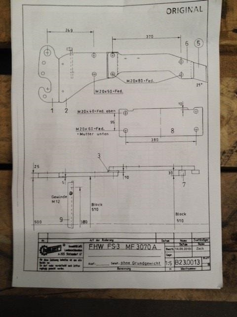 Hauer FS-3 Sidevanger MF 3070 2WD - Dodatak za Poljoprivredna mašina: slika 4 Hauer FS-3 Sidevanger MF 3070 2WD - Dodatak za Poljoprivredna mašina: slika 4