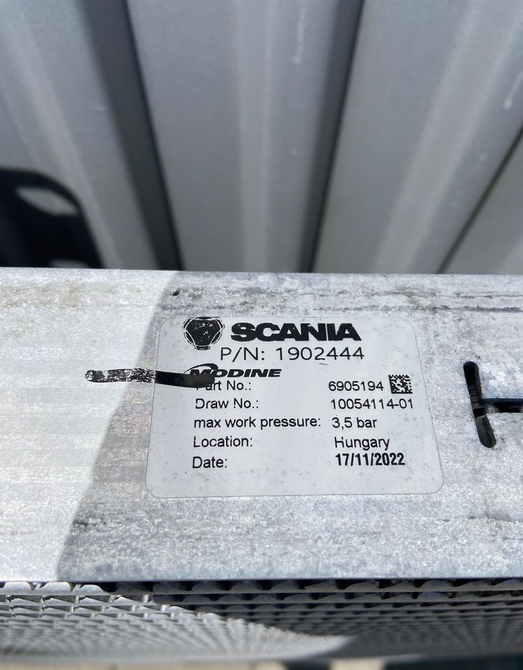 Intercooler Scania G euro 6 chłodnica powietrza 1902444 - Hladnjak za Kamion: slika 3 Intercooler Scania G euro 6 chłodnica powietrza 1902444 - Hladnjak za Kamion: slika 3