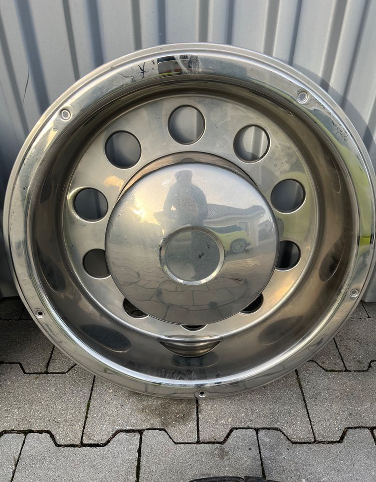 Kołpaki TIR MAN DAF Scania Volvo 22.5” komplet - Karoserija i eksterijer za Kamion: slika 3 Kołpaki TIR MAN DAF Scania Volvo 22.5” komplet - Karoserija i eksterijer za Kamion: slika 3