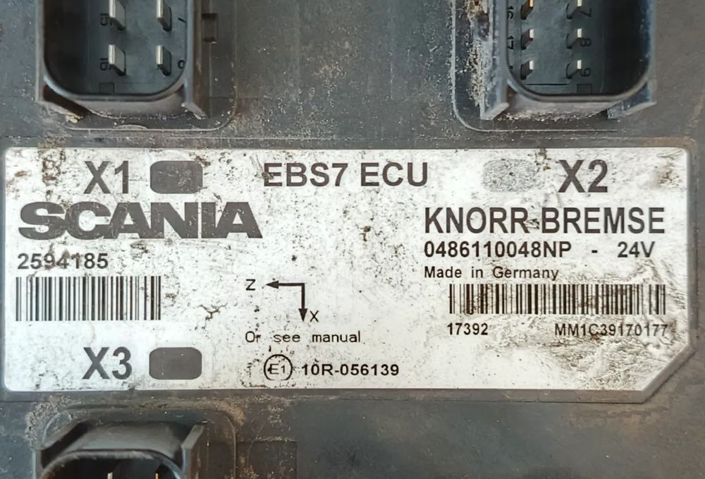 SCANIA R S STEROWNIK KOMPUTER MODUŁ EBS7 2594185 - Upravljačka jedinica za Kamion: slika 2 SCANIA R S STEROWNIK KOMPUTER MODUŁ EBS7 2594185 - Upravljačka jedinica za Kamion: slika 2