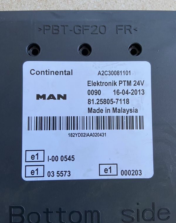 Sterownik PTM MAN TGX TGS euro 6 komputer - Upravljačka jedinica za Kamion: slika 2 Sterownik PTM MAN TGX TGS euro 6 komputer - Upravljačka jedinica za Kamion: slika 2