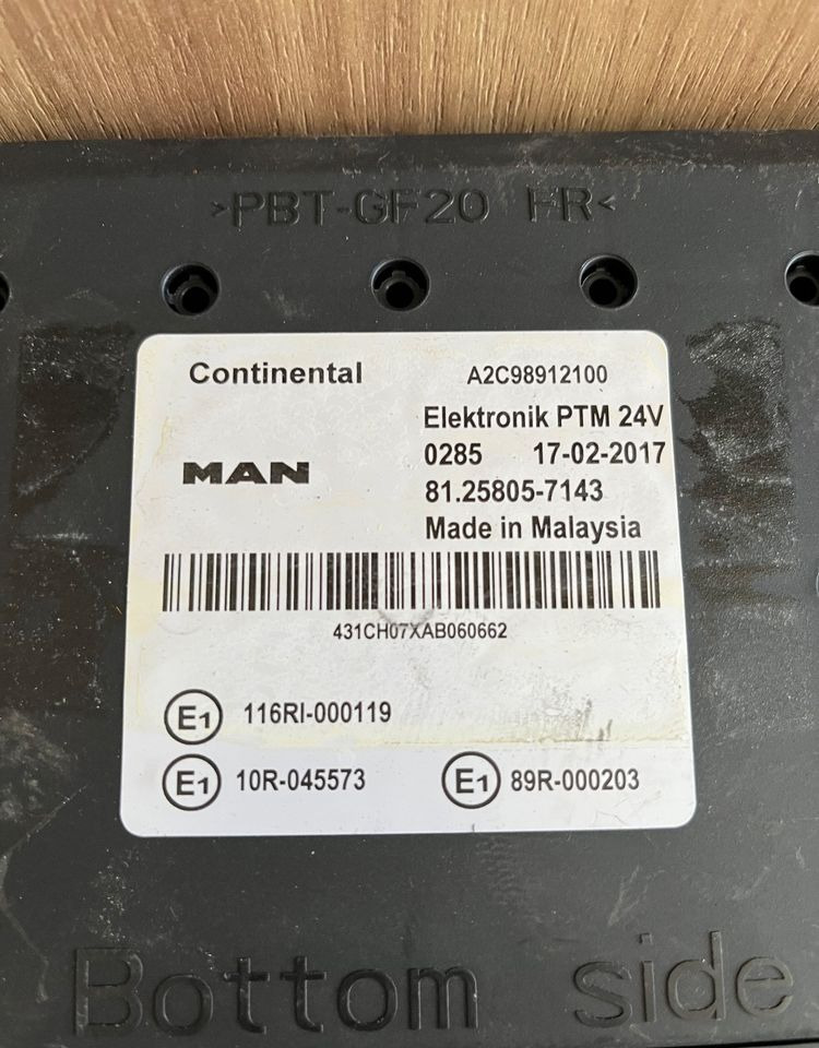 Sterownik PTM MAN TGX TGS euro 6 komputer - Upravljačka jedinica za Kamion: slika 2 Sterownik PTM MAN TGX TGS euro 6 komputer - Upravljačka jedinica za Kamion: slika 2