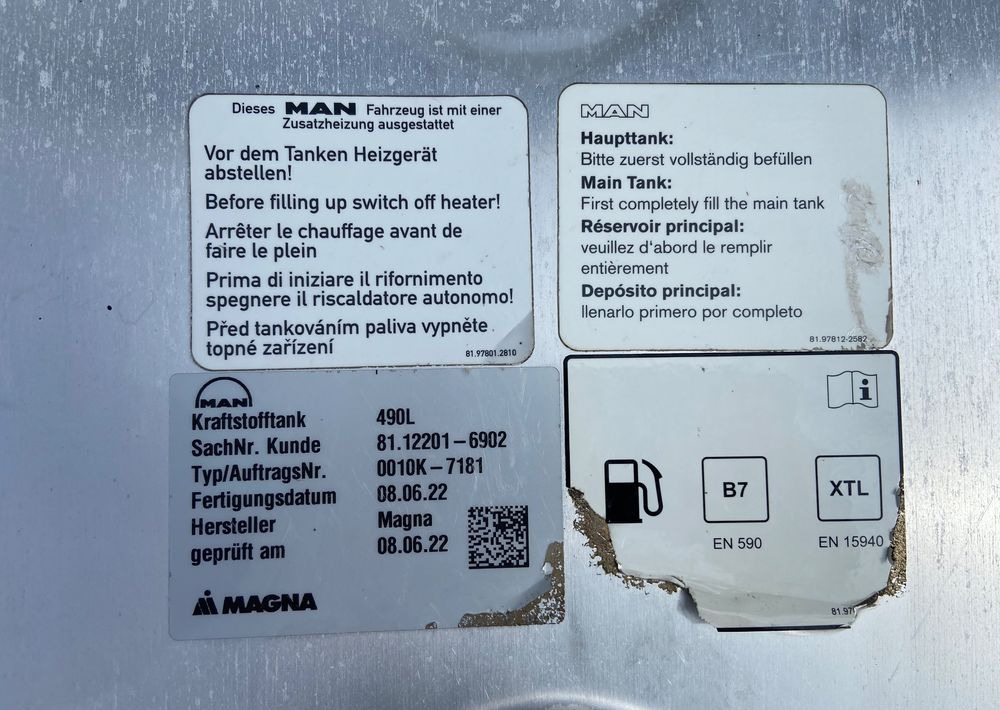Zbiornik paliwa MAN TGX TGS 490 litrów bak - Rezervoar za gorivo za Kamion: slika 5 Zbiornik paliwa MAN TGX TGS 490 litrów bak - Rezervoar za gorivo za Kamion: slika 5
