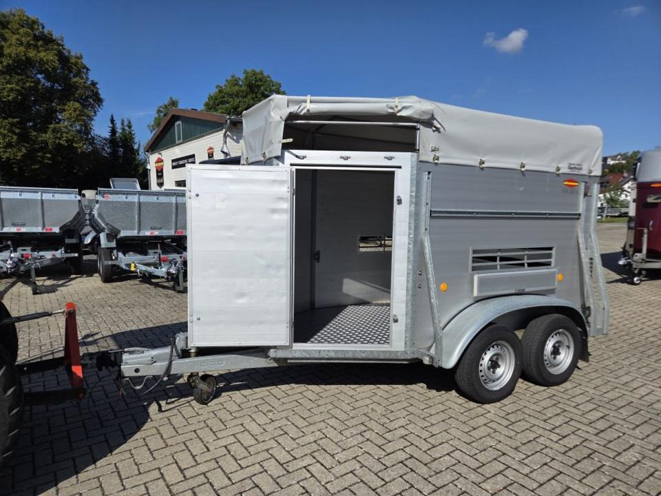 Böckmann Viehanhänger, 2,4 to. Lüftungsklappen Humbaur, Fendt - Prikolica za konje: slika 1 Böckmann Viehanhänger, 2,4 to. Lüftungsklappen Humbaur, Fendt - Prikolica za konje: slika 1