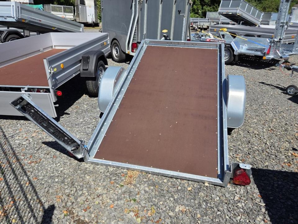 PKW-Anhänger 13 Stützrad Kippbar Motorrad Rasenmäher Quad 100km/h - Prikolica za motor: slika 4 PKW-Anhänger 13 Stützrad Kippbar Motorrad Rasenmäher Quad 100km/h - Prikolica za motor: slika 4