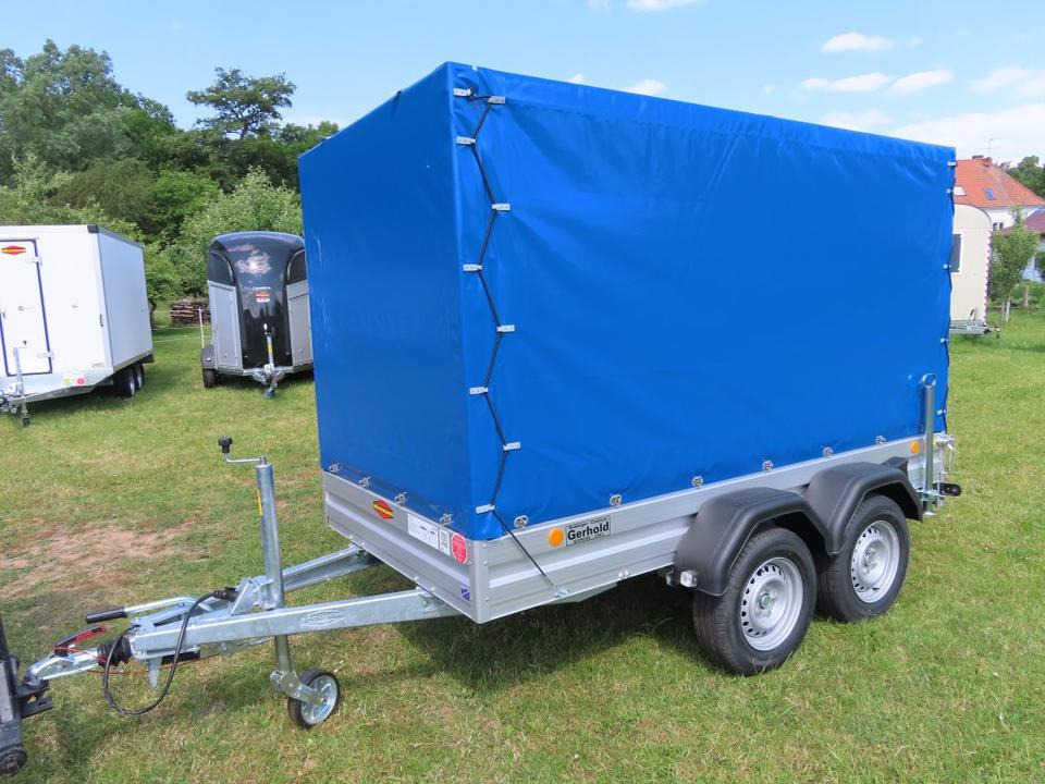 PKW Anhänger, Böckmann, PKW Anhänger, Plane, 100 km/h - Prikolica sa ceradom: slika 1 PKW Anhänger, Böckmann, PKW Anhänger, Plane, 100 km/h - Prikolica sa ceradom: slika 1