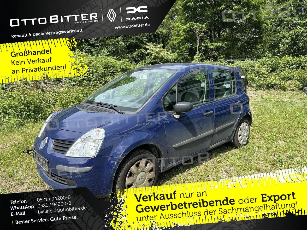 Renault Modus 1.2 Avantage +MOTOR OHNE FUNKTION+ - Limuzina: slika 1 Renault Modus 1.2 Avantage +MOTOR OHNE FUNKTION+ - Limuzina: slika 1