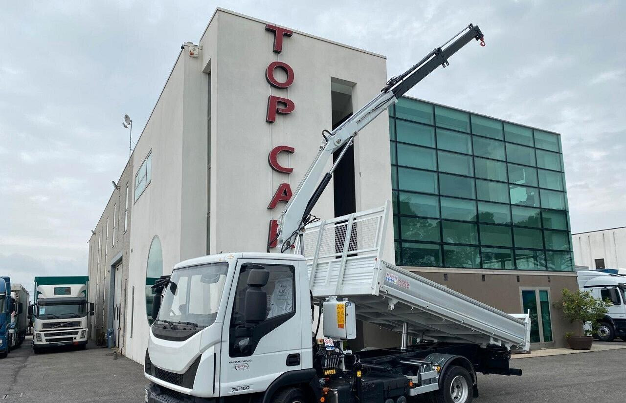 IVECO EUROCARGO 75E16 2019 RIBALTABILE E GRU - Istovarivač, Kamion sa dizalicom: slika 2 IVECO EUROCARGO 75E16 2019 RIBALTABILE E GRU - Istovarivač, Kamion sa dizalicom: slika 2