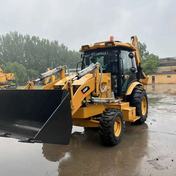 Used Wheel Loader CAT420F Caterpillar 420F Construction Machinery Mini Wheel Skid Steer Loader in Stock - Bager utovarivač: slika 1 Used Wheel Loader CAT420F Caterpillar 420F Construction Machinery Mini Wheel Skid Steer Loader in Stock - Bager utovarivač: slika 1