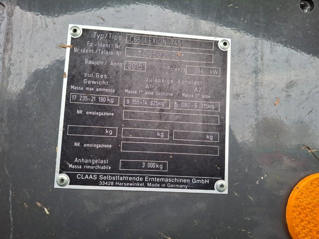 Claas Lexion 740 - Kombinovani kombajn: slika 3 Claas Lexion 740 - Kombinovani kombajn: slika 3