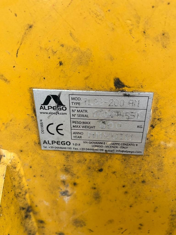 Alpego TL33 200 - Poljoprivredna mašina: slika 3 Alpego TL33 200 - Poljoprivredna mašina: slika 3