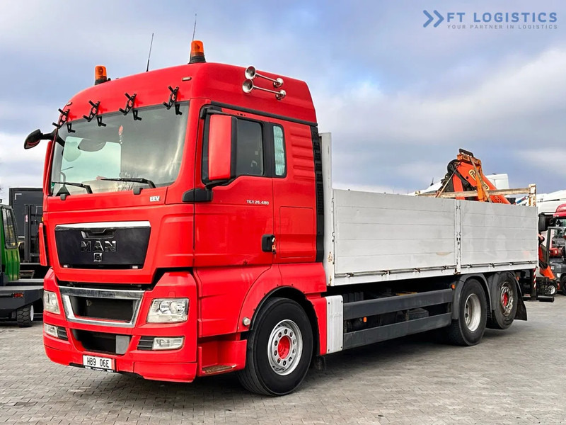 MAN TGX 26.480 Ciężarówka burtowa MAN TGX 26.480 6X2 / PALFINGER PK9002-EH B Crane / 80% Michelin - Kamion sa dizalicom: slika 3 MAN TGX 26.480 Ciężarówka burtowa MAN TGX 26.480 6X2 / PALFINGER PK9002-EH B Crane / 80% Michelin - Kamion sa dizalicom: slika 3