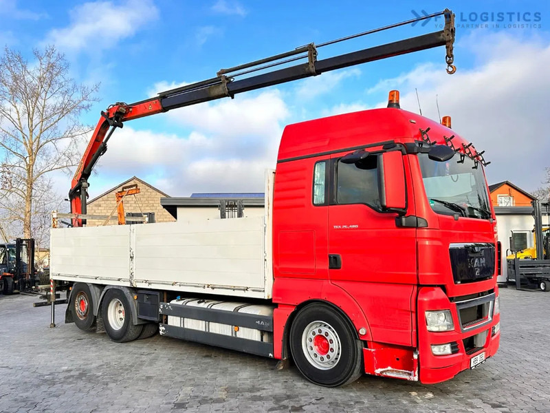 MAN TGX 26.480 Ciężarówka burtowa MAN TGX 26.480 6X2 / PALFINGER PK9002-EH B Crane / 80% Michelin Tire Dodać do ulubionych - Kamion sa dizalicom: slika 5 MAN TGX 26.480 Ciężarówka burtowa MAN TGX 26.480 6X2 / PALFINGER PK9002-EH B Crane / 80% Michelin Tire Dodać do ulubionych - Kamion sa dizalicom: slika 5