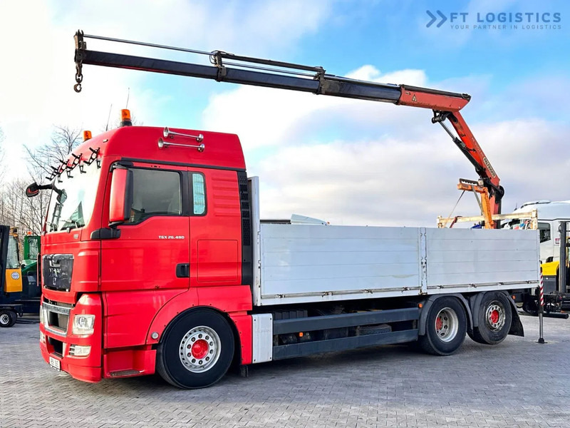 MAN TGX 26.480 Ciężarówka burtowa MAN TGX 26.480 6X2 / PALFINGER PK9002-EH B Crane / 80% Michelin Tire Dodać do ulubionych - Kamion sa dizalicom: slika 1 MAN TGX 26.480 Ciężarówka burtowa MAN TGX 26.480 6X2 / PALFINGER PK9002-EH B Crane / 80% Michelin Tire Dodać do ulubionych - Kamion sa dizalicom: slika 1