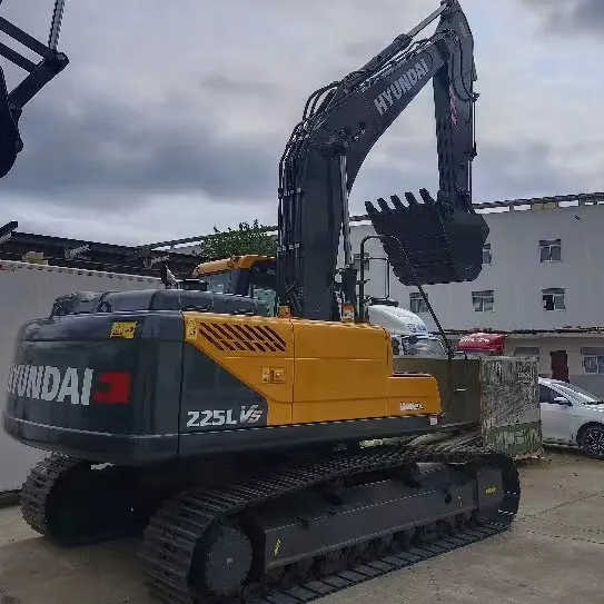 Hyundai Digger 225lvs Second Hand Korea Made High Performance Machine Hyundai Excavator for Sale - Bager guseničar: slika 4 Hyundai Digger 225lvs Second Hand Korea Made High Performance Machine Hyundai Excavator for Sale - Bager guseničar: slika 4
