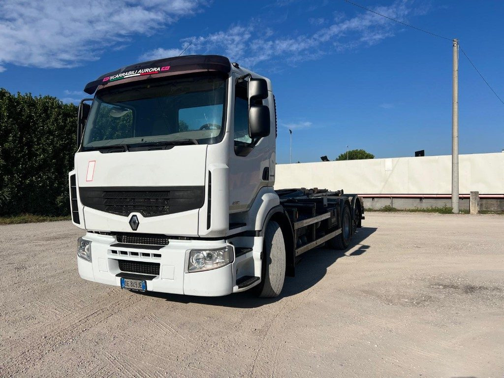 RENAULT PREMIUM 450 SCARRABILE FULL PNEUMATICO - Kamion sa hidrauličnom kukom: slika 1 RENAULT PREMIUM 450 SCARRABILE FULL PNEUMATICO - Kamion sa hidrauličnom kukom: slika 1