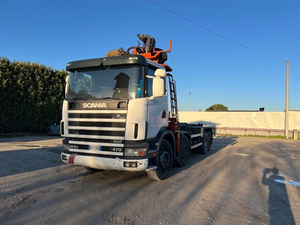 SCANIA CV R124 SCARRABILE CON GRU E POLIPO - Kamion sa hidrauličnom kukom, Kamion sa dizalicom: slika 3 SCANIA CV R124 SCARRABILE CON GRU E POLIPO - Kamion sa hidrauličnom kukom, Kamion sa dizalicom: slika 3