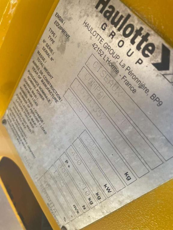 Lift u obliku makaza Haulotte COMPACT 12DX: slika 8 Lift u obliku makaza Haulotte COMPACT 12DX: slika 8