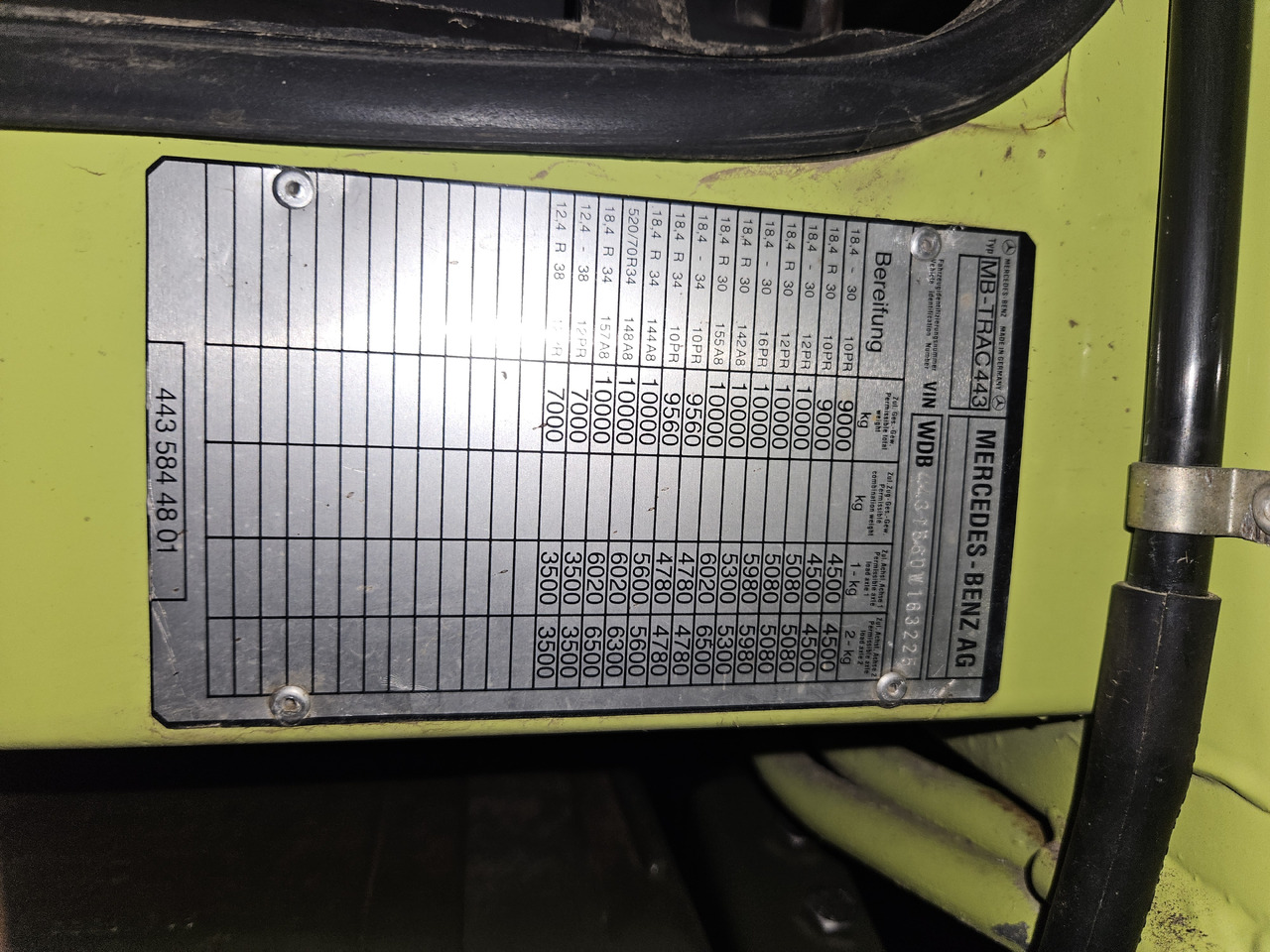 MERCEDES-BENZ MB-TRAC 1600 - Traktor: slika 5 MERCEDES-BENZ MB-TRAC 1600 - Traktor: slika 5